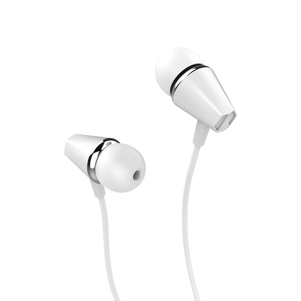 Wired earphones "M34 Honor" with microphone (White)