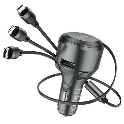  Car charger "S27 Tributo" with 3-in-1 cable