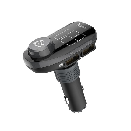 Car charger "E45 Happy route" with wireless FM transmitter