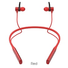 Wireless earphones "S18 Glamor" charging data cable Red