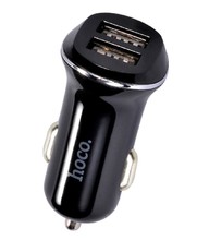 Car charger "Z1" dual USB sets with additional cable Black