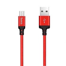 Cable USB to Micro-USB "X14 Times speed" charging data sync canned package 1m Red