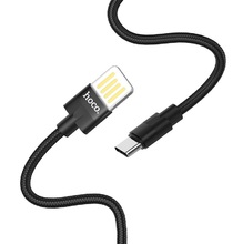 Cable USB to Type-C "U55 Outstanding" charging data sync 1.2m Black