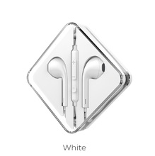 Wired earphones 3.5mm "M55 Memory sound" with microphone White