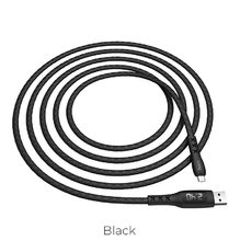Cable USB to Micro-USB "S6 Sentinel" with timing display Black