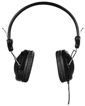 Wired headphones "W5 Manno" with mic adjustable head beam Black