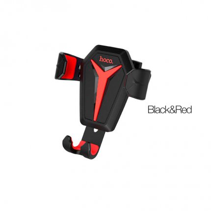 Car holder “CA22 Kingcrab” clip mount in air outlet Black-Red