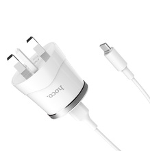 Wall charger "C37B Dignity" single USB set with Type-C cable UK White