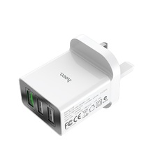 Wall charger "C48 Breakthrough" three USB ports UK White