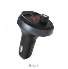 Car charger “E41” with FM transmitter Black
