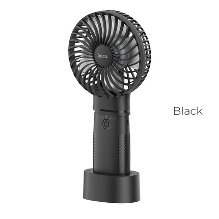 Portable fan "F11" and power bank 4000mAh Black