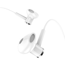 Wired earphones 3.5mm "M47 Canorous" with microphone White