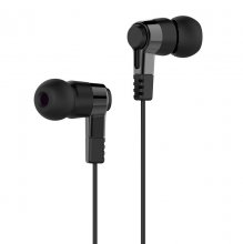Wired earphones 3.5mm "M52 Amazing rhyme" with microphone Black