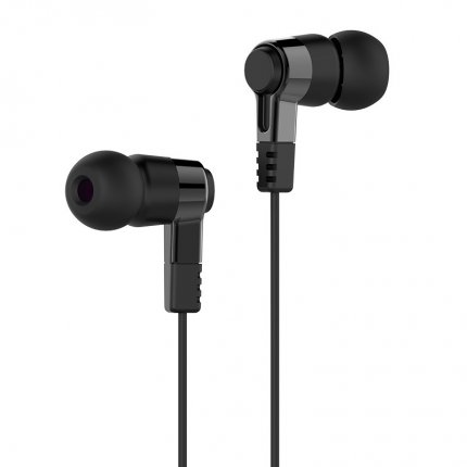 Wired earphones 3.5mm "M52 Amazing rhyme" with microphone Black