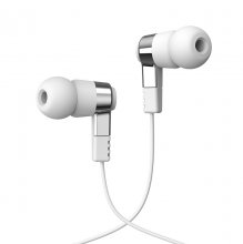 Wired earphones 3.5mm "M52 Amazing rhyme" with microphone White