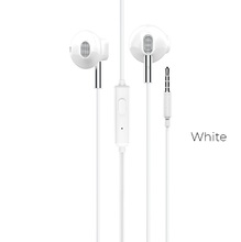Wired earphones 3.5mm "M57 Sky sound" with microphone White