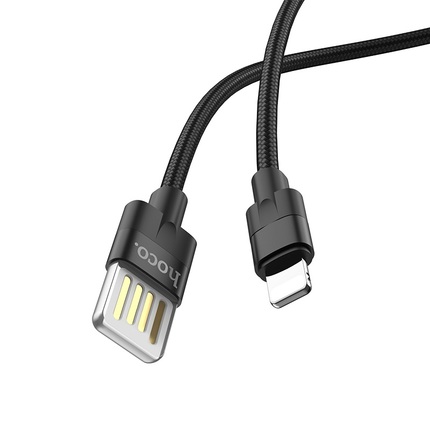Cable USB to Lightning "U55 Outstanding" charging data sync 1.2m Black