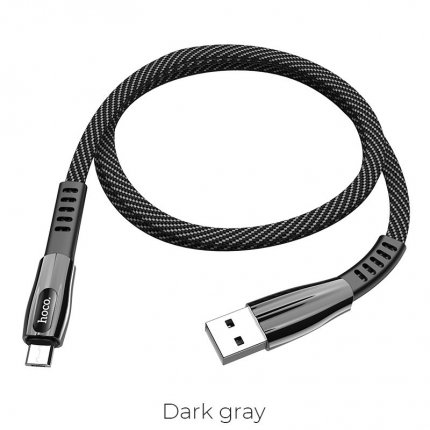 Cable USB to Micro-USB U70 Splendor 1.2m Dark Gray