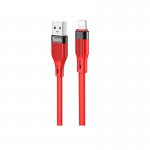 Cable USB to Lightning “U72 Forest” charging data sync 1.2m Red