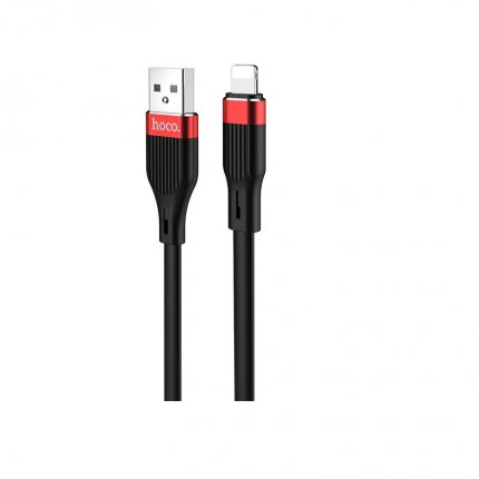 Cable USB to Lightning “U72 Forest” charging data sync 1.2m Black