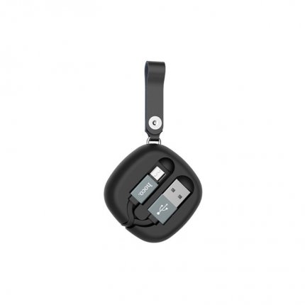 Cable Micro-USB "U33 Retractable" charging data 0.9m Black