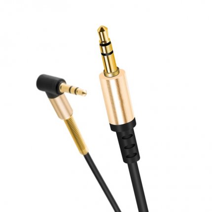 Cable 3.5mm to 3.5mm UPA02 AUX 1m Gold