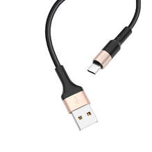 Cable USB to Type-C "X26 Xpress" charging data sync 1m Black/Gold