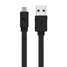 Cable X5 Bamboo USB to Micro-USB charging data sync 1m Black