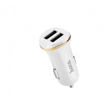 Car charger "Z1" dual USB sets with additional cable White