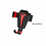 Car holder “CA22 Kingcrab” clip mount in air outlet Black-Red